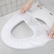 Ensoleille - Housse de siège de toilette sanitaire 10pcs - Blanc