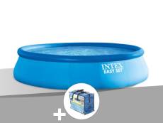Kit piscine autoportée Intex Easy Set 3,96 x 0,84 m + Bâche à bulles