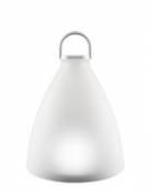 Lampe solaire Sunlight Bell Small / LED - Verre - H 20 cm - Eva Solo blanc en verre