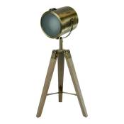 Lampe sur trépied mini Bogart 48cm - Bronze - Bronze
