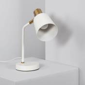 Ledkia - Lampe de Bureau Flex Métal Tatlin Blanc