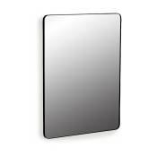 Miroir en acier rectangulaire noir 55x40cm - Serax