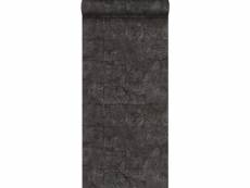 Papier peint imitation pierre noir - 347583 - 53 cm