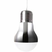 Plafonnier design ampoule suspension lampe salon verre éclairage Brilliant 93283/15