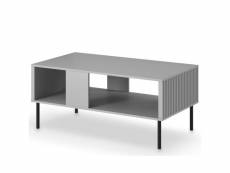 Table basse gris clair 110 cm gatsby 259