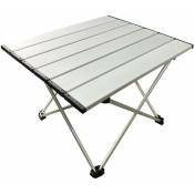 Table de pique nique,Table de camping portable, table pliante légère avec table en aluminium et sac de transport pour extérieur, camping,