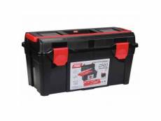 Tayg boîte à outils noir et rouge 58 x 28,5 x 29