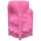 Tlily - Moule en Silicone 3D Mignon Fille Fleur Pot Moule Bricolage Artisanat Fait à la Main Plâtre Bougie Cristal RéSine éPoxy Moule pour DéCors b