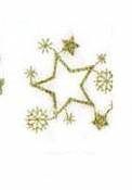 Weihnachtsanhänger-avec étoile en plauener spitze