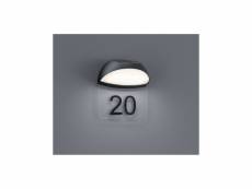 Applique muga outdoor ip54 anthracite cup house numbers trio lighting
