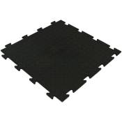 Artplast - Sol en caoutchouc extérieur de 48,3x48,3 cm. Collection Tenax de surface de 0,23 m² - Bubbles - Noir