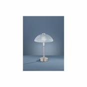 Boutica-Design Lampe de table Donna Nickel Mat 1x4W