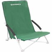 Chaise de Camping Chaise de Plage Fauteuil Pliable de Jardin 61 x 53.5 x 65cm Charge 150kg GCB61GV1