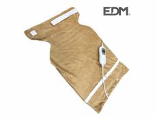 Coussin chauffant électrique nuque - épaules - dos 100w edm E3-07488