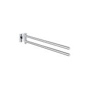 Grohe - 40976000 quickfix start cube double towel bar,