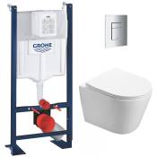Grohe - Pack wc Bâti autoportant + wc Swiss Aqua Technologies