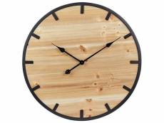 Horloge murale ⌀ 60 cm bois clair caborca 368755