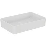 Ideal Standard - Vasque à poser Conca 60 cm blanche - non renseignable