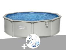 Kit piscine acier ronde Bestway Hydrium 4,60 x 1,20 cm + Kit d'entretien Deluxe