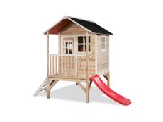 Maisonnette en bois pour enfants Loft 300 Naturel - Exit Toys