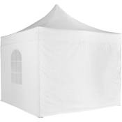 Oviala - Mur plein pour tente pliante blanc 3m 520g/m² - M2 - Blanc
