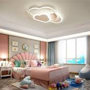 Plafonnier LED moderne, plafonnier nuage, plafonnier nuage dimmable, plafonnier créatif de dessin animé pour chambre de garçon et de fille, chambre à
