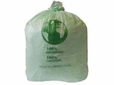 Sac poubelle compostable - 90 litres - lot de 20 -