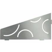 Schluter - Tablette d'angle murale SHELF-S3 curve Acier
