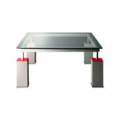 Table carrée Mandarin / Verre - By Ettore Sottsass,