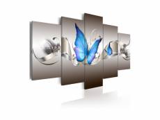 Tableau - papillons bleus-200x100 A1-N2823-DKX