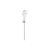 26581LS0 Rainshower 130 SmartActive Support Mural 3 Types de Jets Blanc Lune, Moon White, 130 mm - Grohe