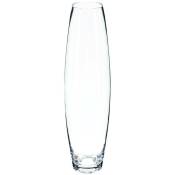 Atmosphera - Vase bombé verre H40cm créateur d'intérieur - Transparent
