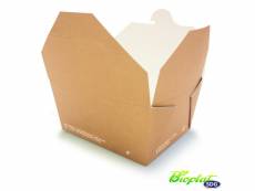 Boîte alimentaire en carton biodégradable - sdg - lot de 160 - - carton biodégradable