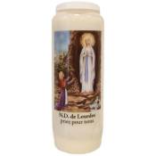 Bougie Notre dame de Lourdes neuvaine
