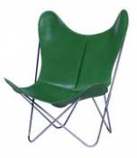 Chaise AA Butterfly / Cuir - AA-New Design vert en
