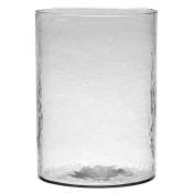 Cote Table - Vase cylindrique verre Gaia 19x26 cm - Transparent
