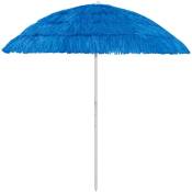 Design In - Parasol de plage - Parasol de Jardin Parasol droit Hawaii Bleu 240 cm BV140670