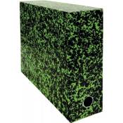 Exacompta - Boîte de transfert papier marbré dos 9 cm vert - Vert