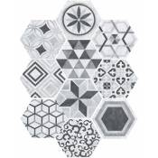 Fei Yu - Carrelage Autocollants Hexagonal Style Industriel
