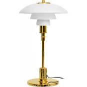 Lampe de Table - Lampe de Salon - Liam Chromé doré - Acier inoxydable, Verre, Acier, Metal, Metal - Chromé doré