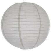 Lanterne boule - papier et métal - D45 cm Atmosphera créateur d'intérieur - Taupe