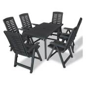 Les Tendances - Table rectangulaire et 6 chaises de