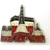 magnet aimant de frigo cuisine souvenir de France Paris métal cadeaux G92 7x6cm