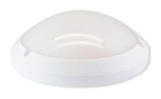 Miidex Lighting - Plafonnier led rondo - 18W Ø300 mm (détecteur en option) ® blanc-chaud-3000k - blanc - sans-detecteur
