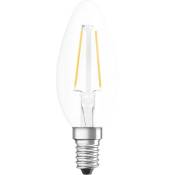OSRAM Ampoule LED Flamme clair filament 2,5W=25 E14
