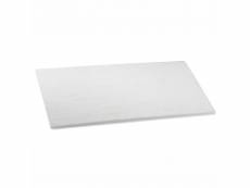 Planche de présentation effet bois - 250 x 150 mm - pujadas - blanc - mélamine