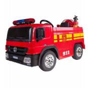 Play4fun - Camion de Pompier Electrique Rouge 35W avec