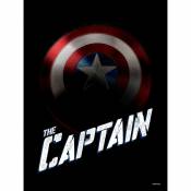 Poster d'Art Marvel Avengers Captain America - 50 x 70 cm - Multicolor