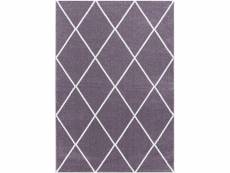 Scandi colors - tapis scandinave coloré - violet et blanc 140 x 200 cm RIO1402004601LILA