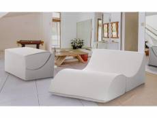 Talamo italia pouf clever double, 100% made in italy,